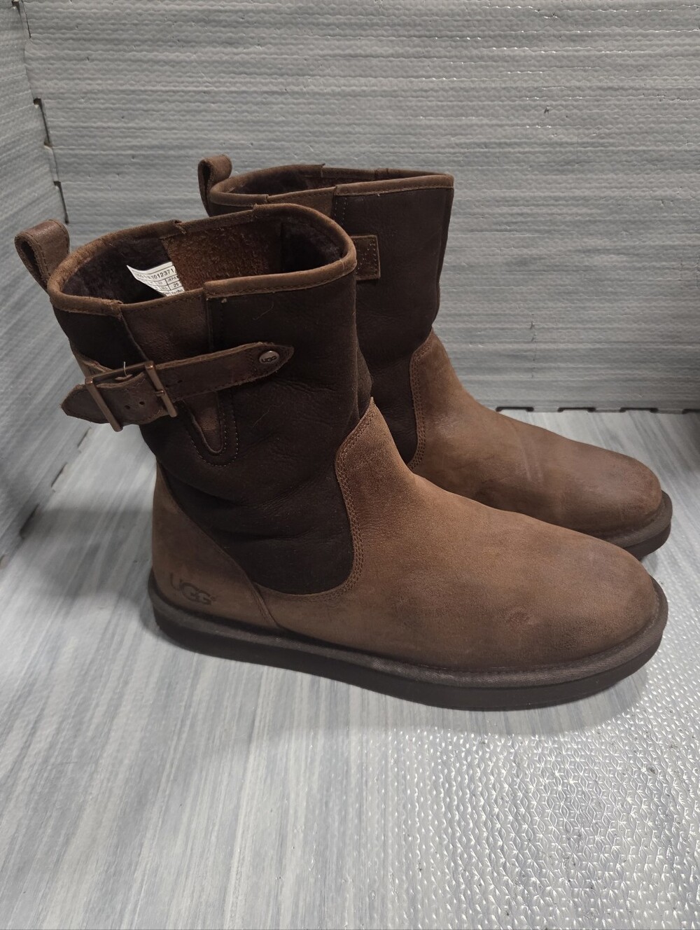 UGG Guthrie Men's Biker Boots Brown US Size 11